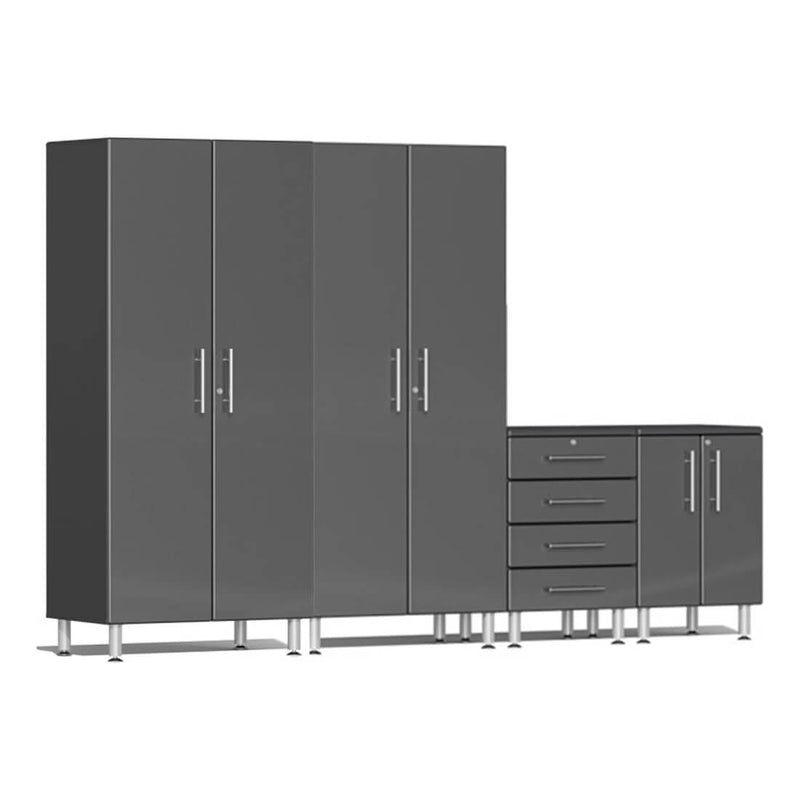 Ulti-MATE Garage 4-Piece Cabinet Set in Graphite Grey Metallic
