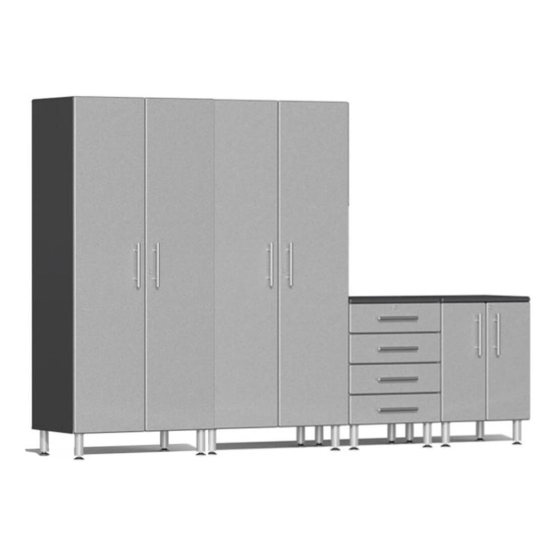 Ulti-MATE Garage 4-Piece Cabinet Set in Stardust Silver Metallic