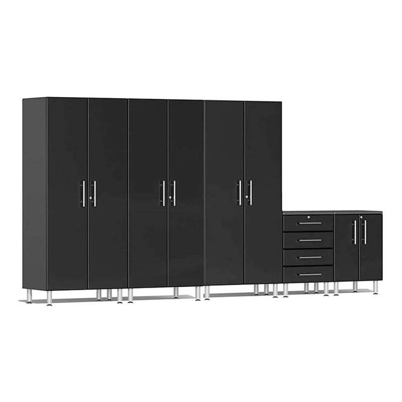 Ulti-MATE Garage 5-Piece Cabinet Set in Midnight Black Metallic