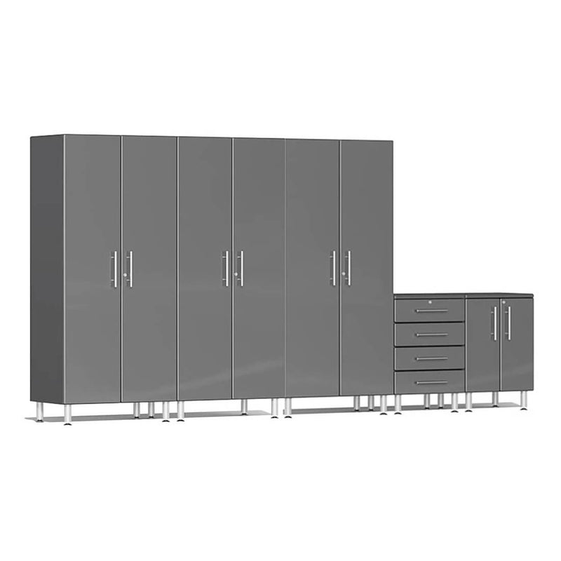 Ulti-MATE Garage 5-Piece Cabinet Set in Graphite Grey Metallic