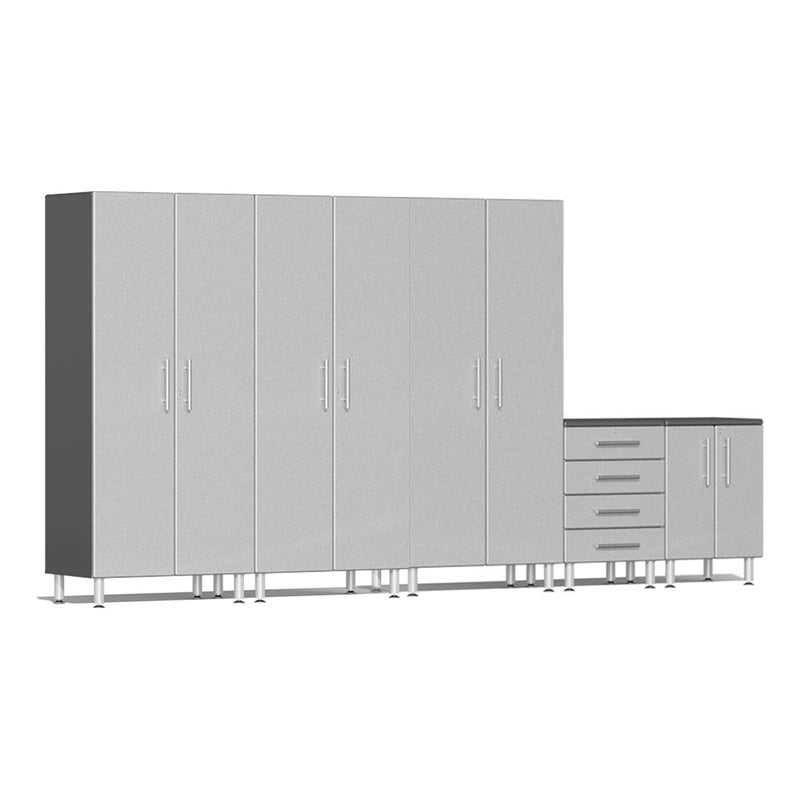 Ulti-MATE Garage 5-Piece Cabinet Set in Stardust Silver Metallic