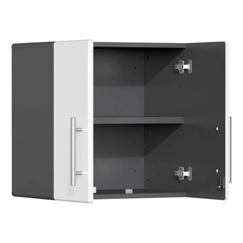 Ulti-MATE Garage 2-Door Wall Cabinet in Starfire White Metallic (8-Pack)