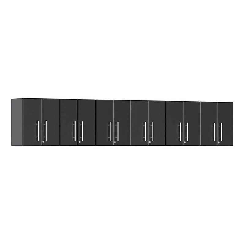 Ulti-MATE Garage 2-Door Wall Cabinet in Midnight Black Metallic (6-Pack)