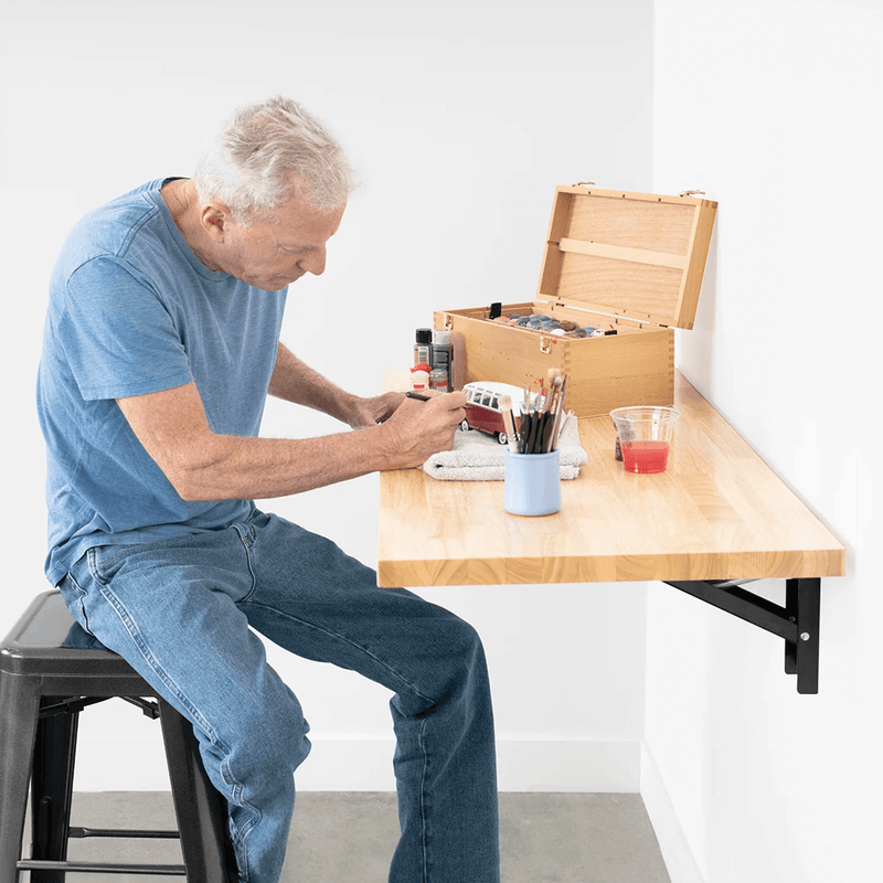 SafeRacks 48-Inch Wall Mounted Folding Workbench