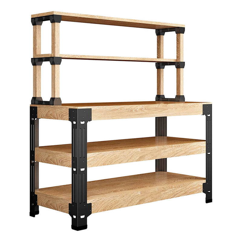 Fleximounts Customizable Work Bench and Shelving Frame (Lumber Not Included)