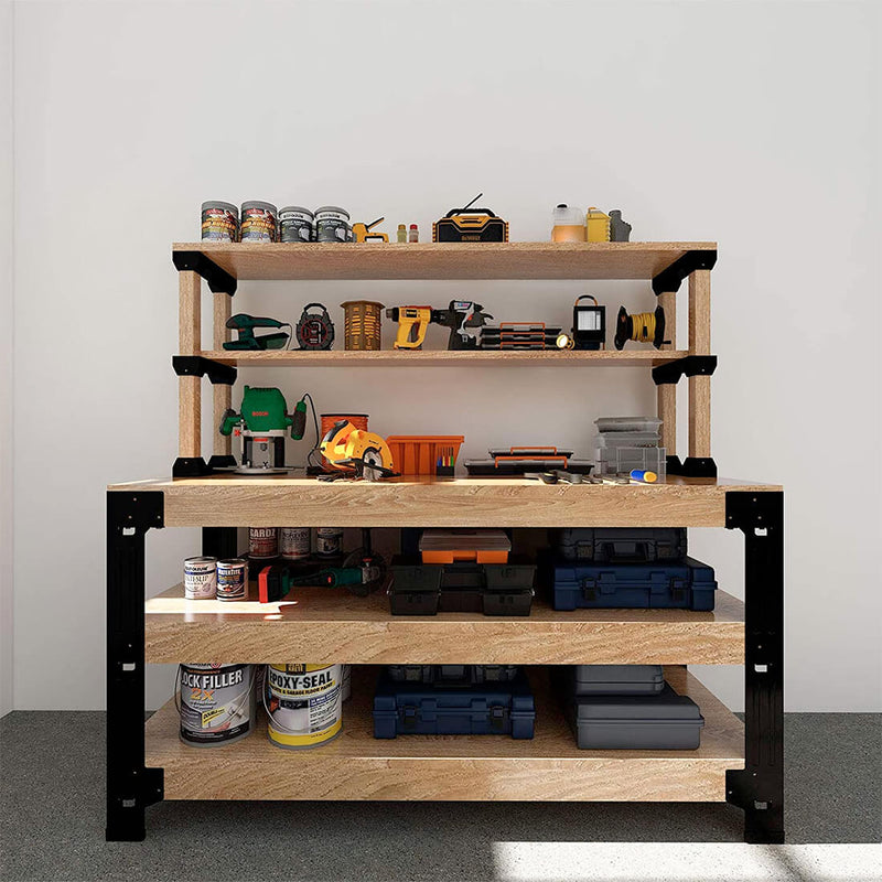 Fleximounts Customizable Work Bench and Shelving Frame (Lumber Not Included)
