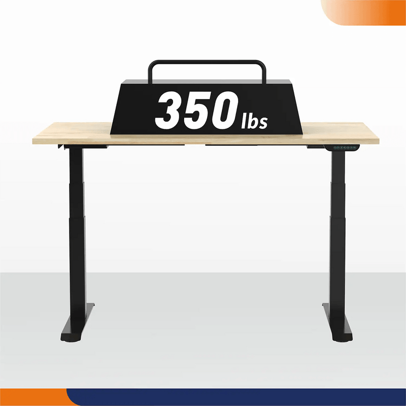 4Dock Electric 72 x 32 Height-Adjustable Industrial Workbench (Black Frame)
