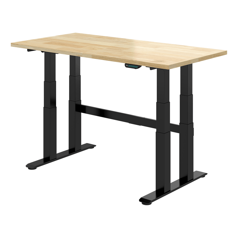 4Dock Electric 72 x 36 Height-Adjustable Industrial Workbench (Black Frame)