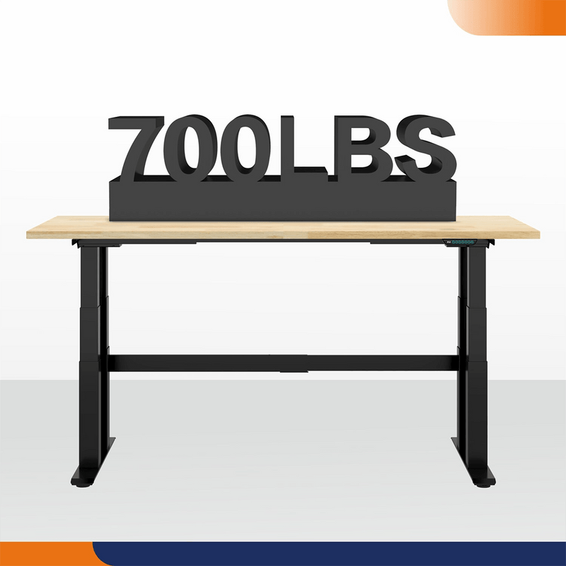 4Dock Electric 72 x 36 Height-Adjustable Industrial Workbench (Grey Frame)
