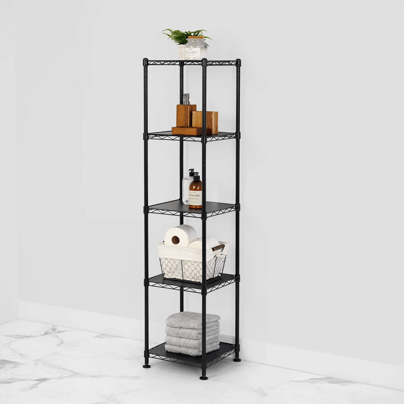 SafeRacks 14" x 14" x 60" 5-Tier Wire Rack