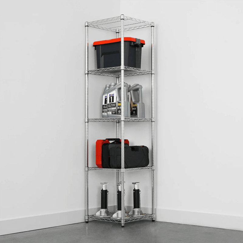 MonsterRAX 18" x 18" x 72" 5-Tier Wire Rack (Zinc)