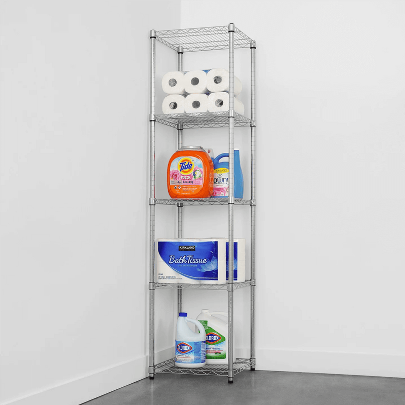 MonsterRAX 18" x 18" x 72" 5-Tier Wire Rack (Zinc)