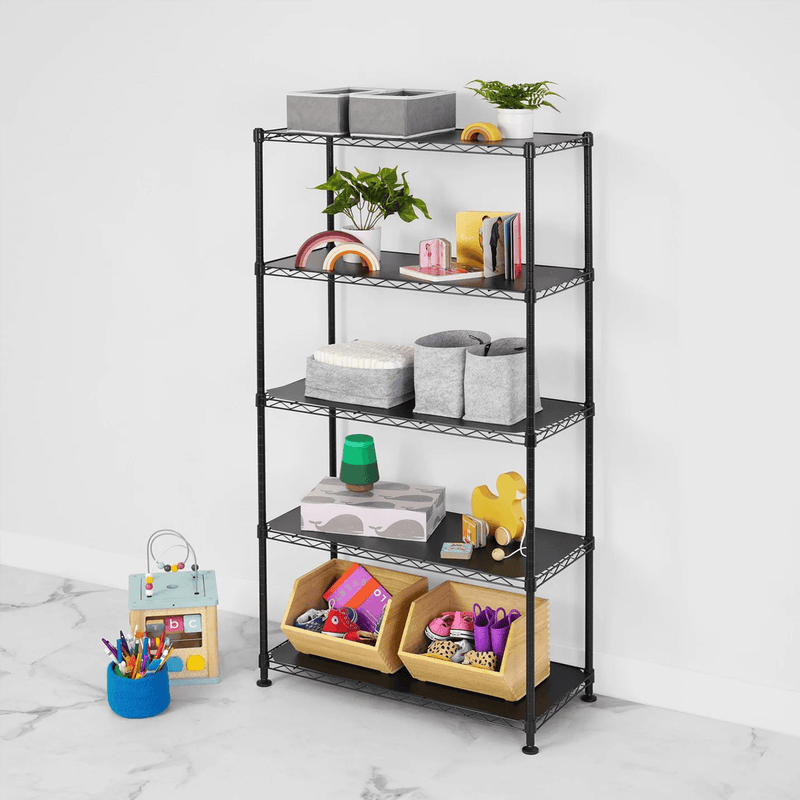 SafeRacks 14" x 30" x 60" 5-Tier Wire Rack