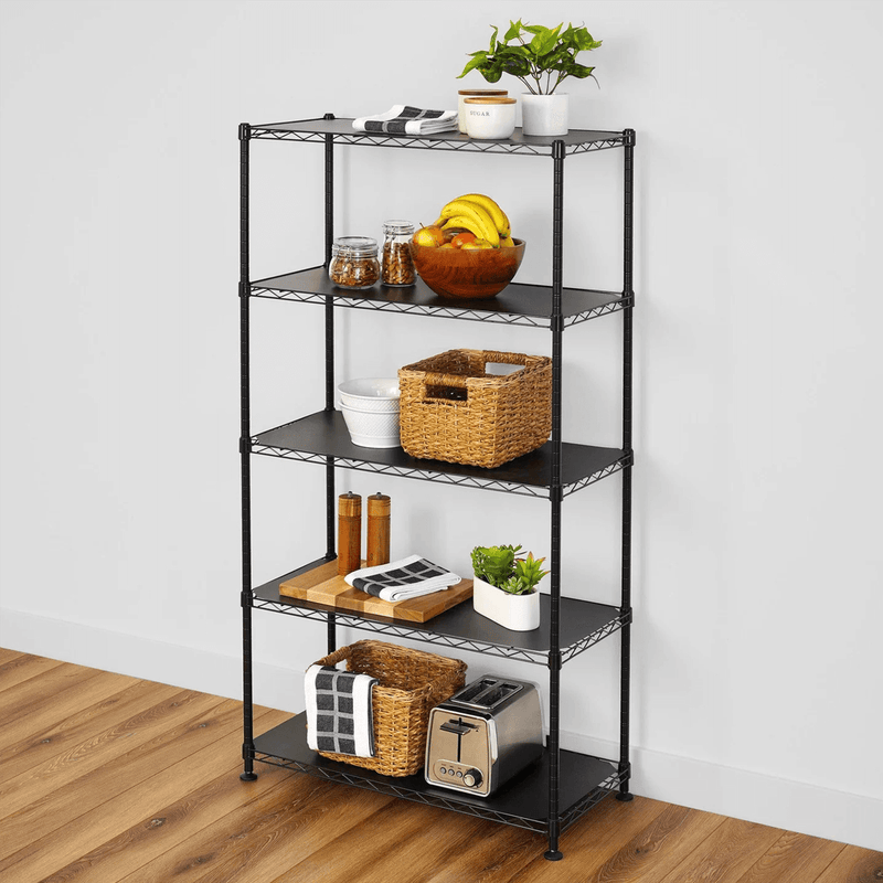 SafeRacks 14" x 30" x 60" 5-Tier Wire Rack