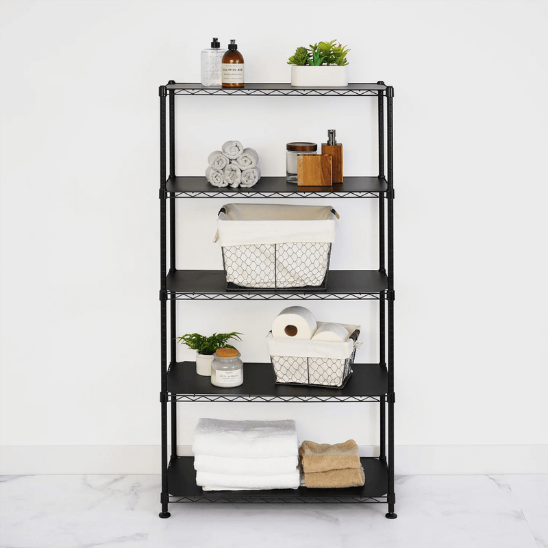 SafeRacks 14" x 30" x 60" 5-Tier Wire Rack