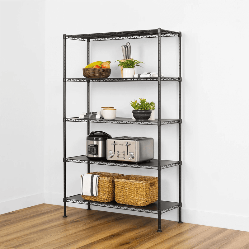 SafeRacks 14" x 36" x 60" 5-Tier Wire Rack