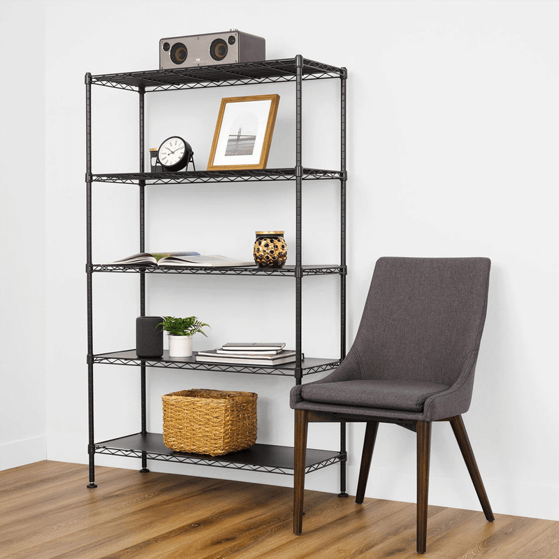 SafeRacks 14" x 36" x 60" 5-Tier Wire Rack