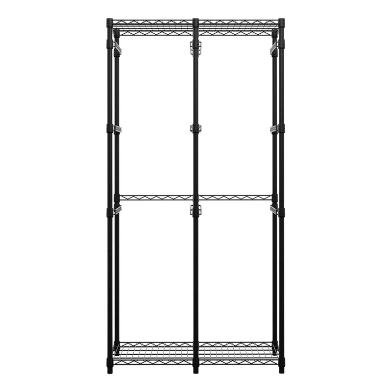 SafeRacks 12 Gallon Storage Bin Rack (Black)