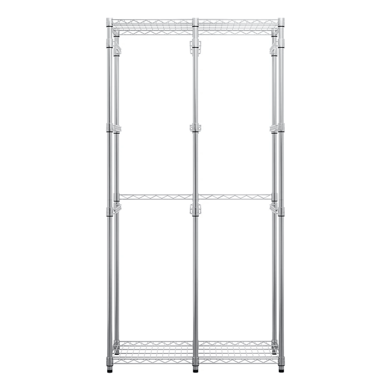 SafeRacks 12 Gallon Storage Bin Rack (Zinc)