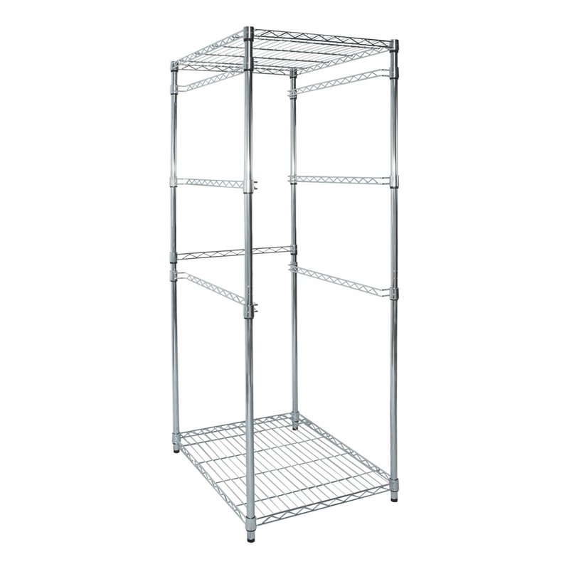 SafeRacks Storage Bin Rack (Zinc)
