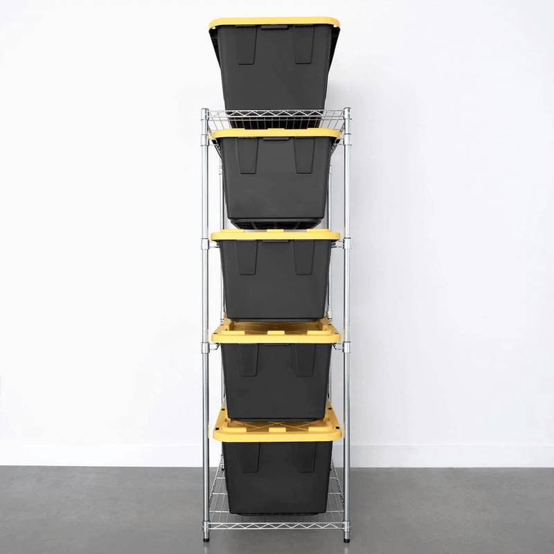 SafeRacks Storage Bin Rack (Zinc)