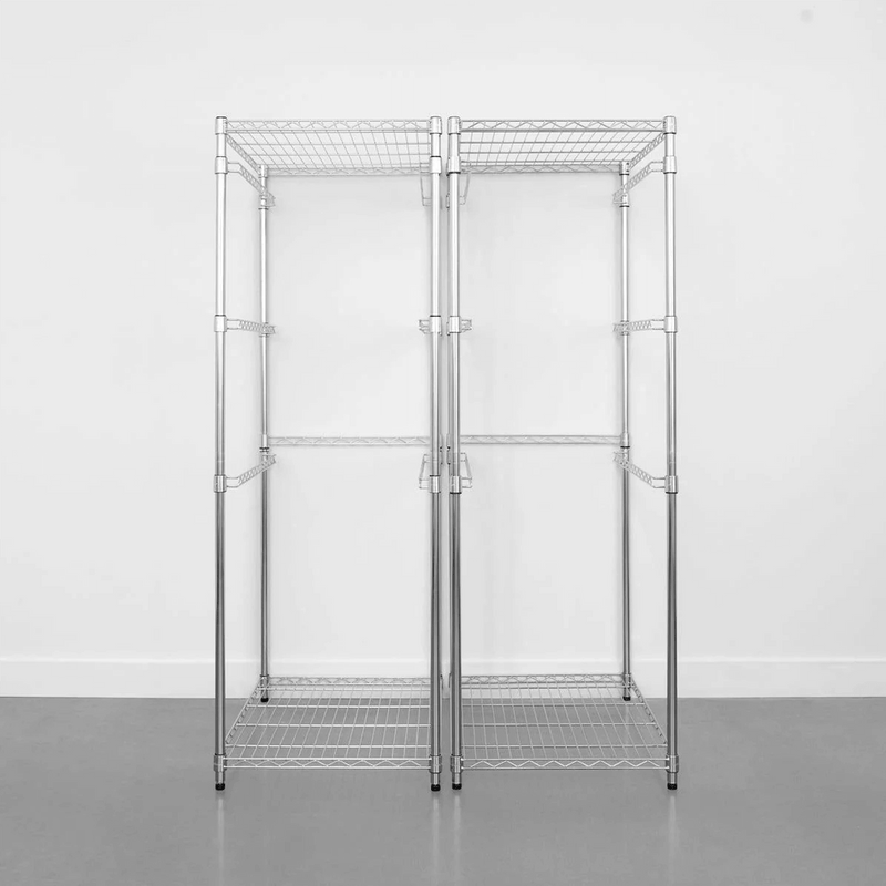 SafeRacks Storage Bin Rack (Zinc)