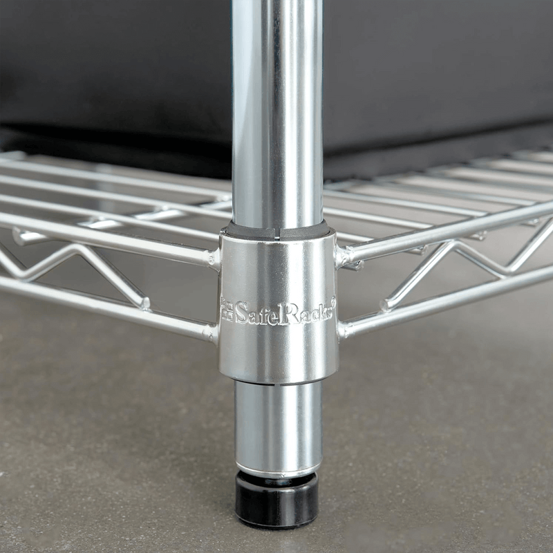SafeRacks Storage Bin Rack (Zinc)