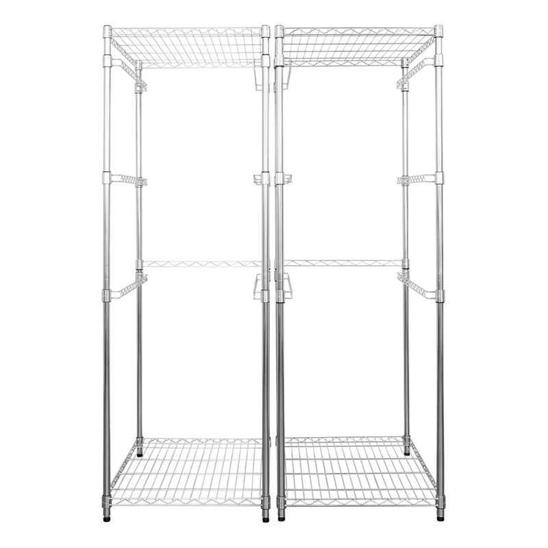 MonsterRAX Two Storage Bin Racks (Zinc)