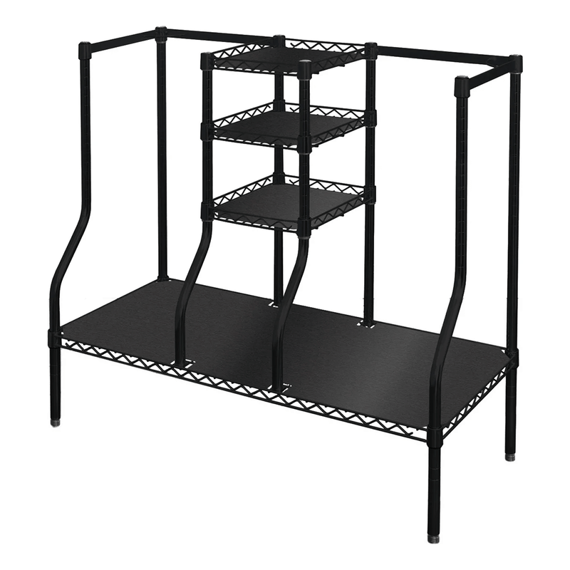 MonsterRAX Golf Bag Organizer Rack (Black)