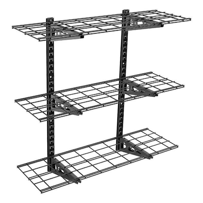 Fleximounts 3-Tier 1' x 3' Adjustable Wall Mounted Shelves