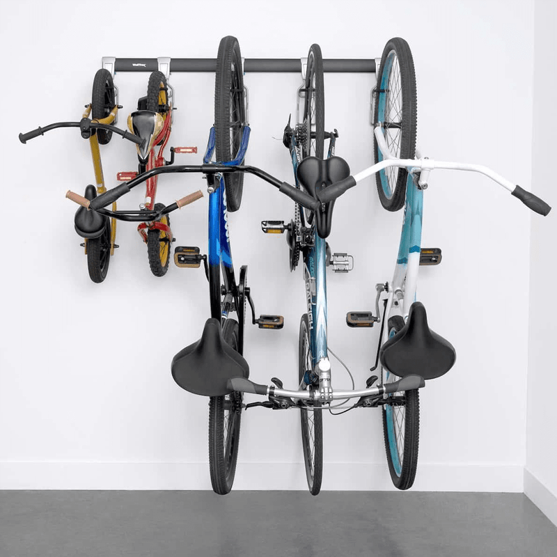 MonsterRAX Wall Mounted 5-Bike Storage Rack