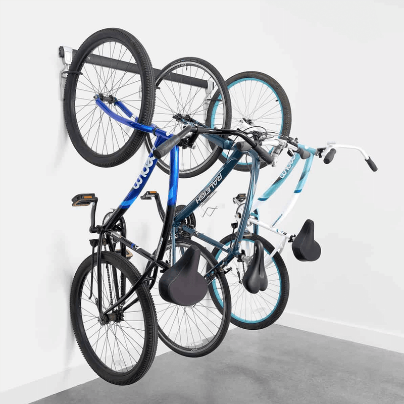 MonsterRAX Wall Mounted 5-Bike Storage Rack