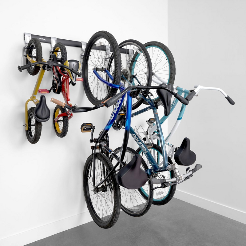 MonsterRAX Wall Mounted 5-Bike Storage Rack