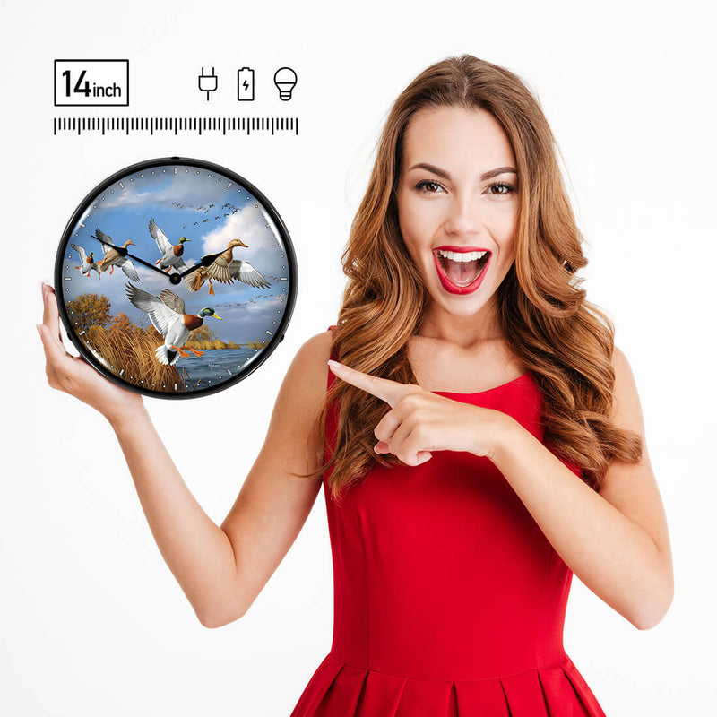 Collectable Sign and Clock Wall Clock