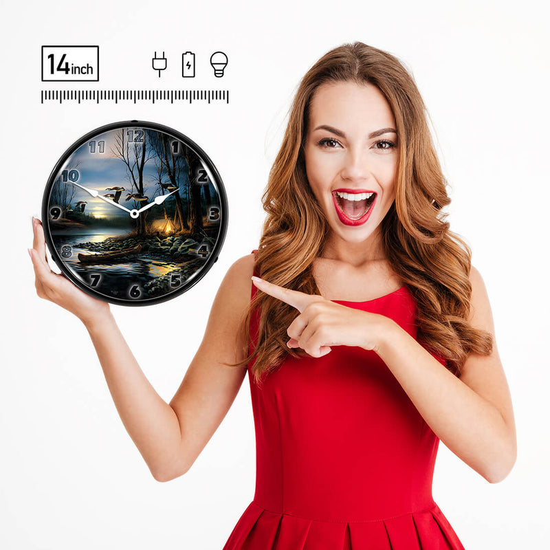 Collectable Sign and Clock Wall Clock