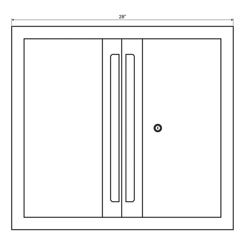 Dragonfire Tools 3 x Pro Series Wall Cabinet (Black)