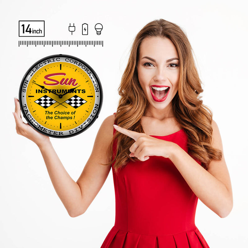 Collectable Sign and Clock Wall Clock