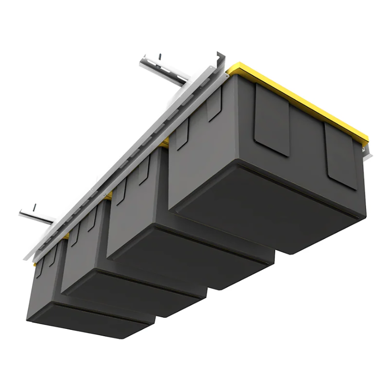 E-Z Garage Storage Tote Slide Overhead Bin Storage Rack (Adjustable)