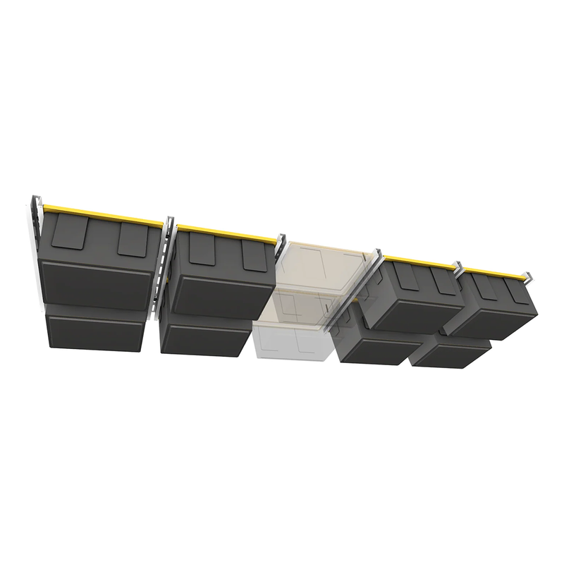 E-Z Garage Storage Bin Slide Overhead Tote Storage Rack (Fixed)